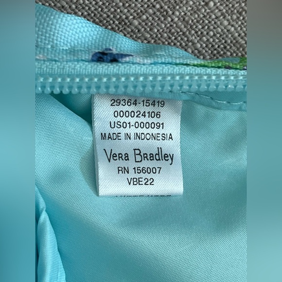 VERA BRADLEY ESSENTIAL SLING BACKPACK BAG ANTILLES TREASURE FISH Sea Ocean Aqua - Picture 4 of 16